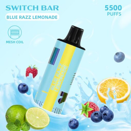 Blue Razz Lemonade by Switch Bar Liquid - Image 3