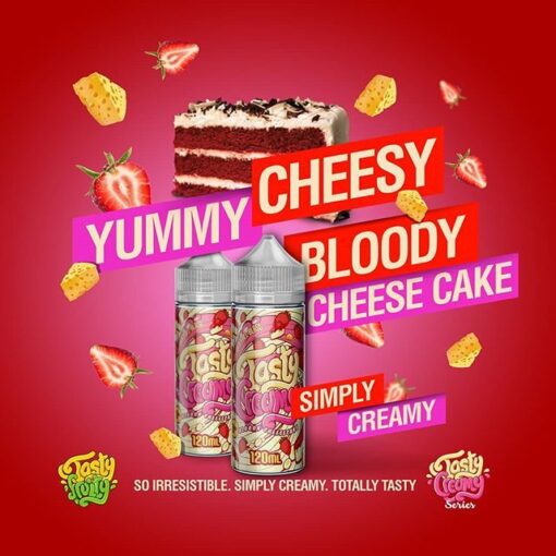 Bloody Cheesecake by Tasty Creamy | 100ml Shortfill - Image 2