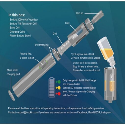 Innokin Endura T18E Starter Kit - Image 8