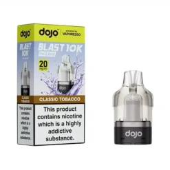 Classic Tobacco by Dojo Blast 10K Prefilled Pod | 10'000 Puff