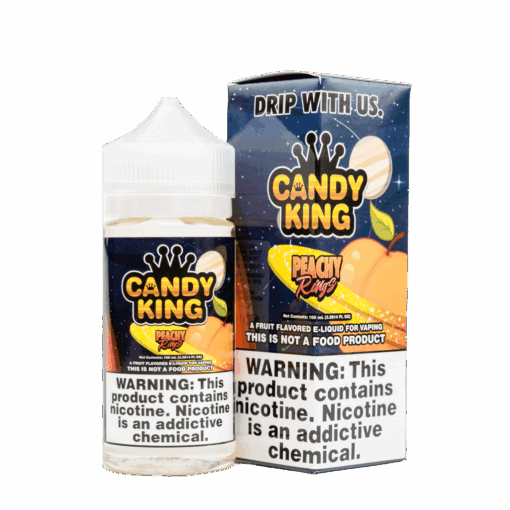 Peachy Rings by Candy King | 100ml Shortfill