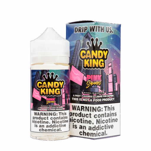 Pink Squares by Candy King | 100ml Shortfill