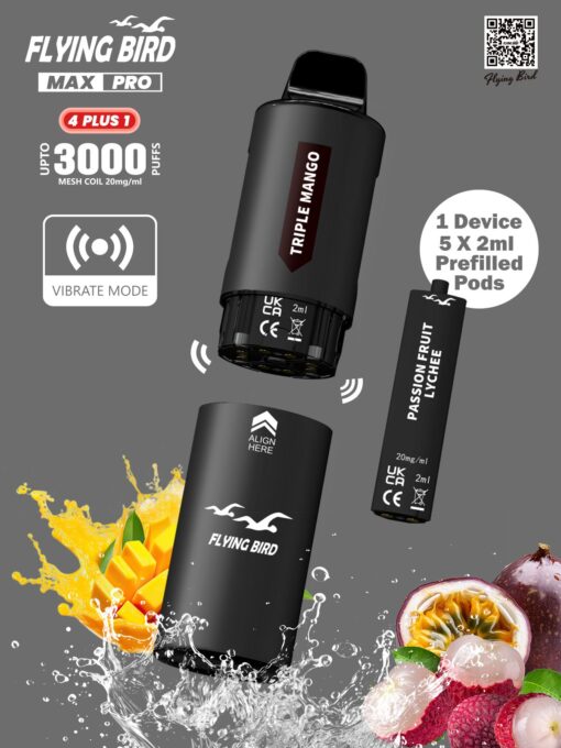 Black Series by Flying Bird Max Pro 3000 Puff - Image 3
