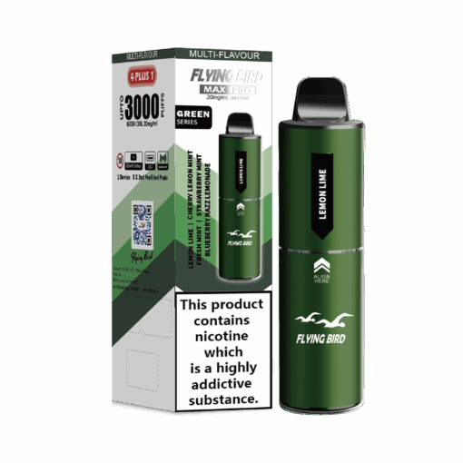 Green Series by Flying Bird Max Pro 3000 Puff