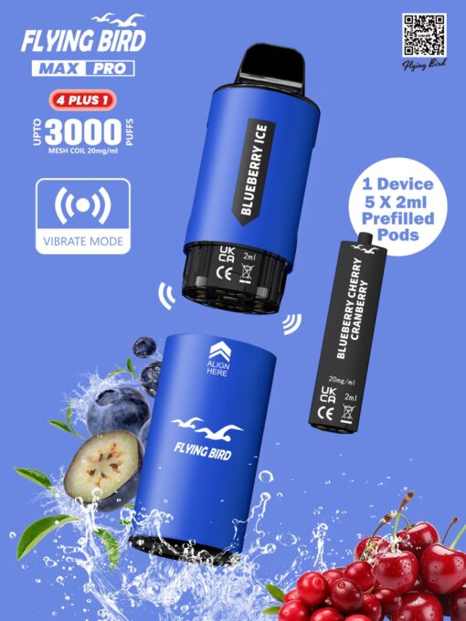 Sapphire Series by Flying Bird Max Pro 3000 Puff - Image 3