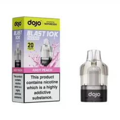Juicy Peach by Dojo Blast 10K Prefilled Pod | 10'000 Puff