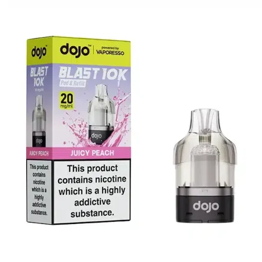 Juicy Peach by Dojo Blast 10K Prefilled Pod | 10'000 Puff