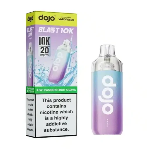 Kiwi Passionfruit Guava by Dojo Blast 10K Pod Replacement Disposable Vape | 10'000 Puff