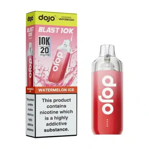 Watermelon Ice by Dojo Blast 10K Pod Replacement Disposable Vape | 10'000 Puff