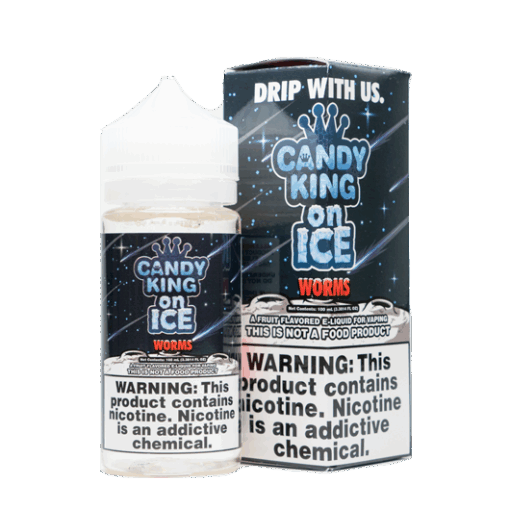 Sour Worms On ICE by Candy King | 100ml Shortfill