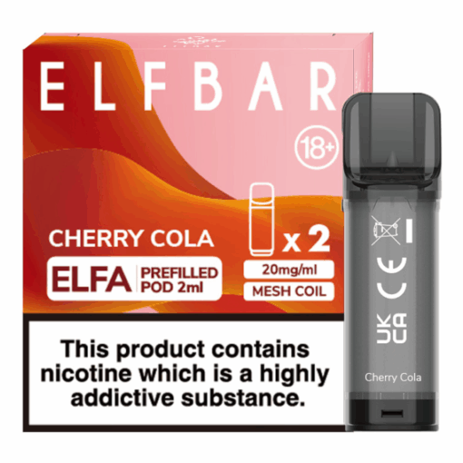 Cherry Cola ELFA Pods by Elf Bar | Pre-filled Pods